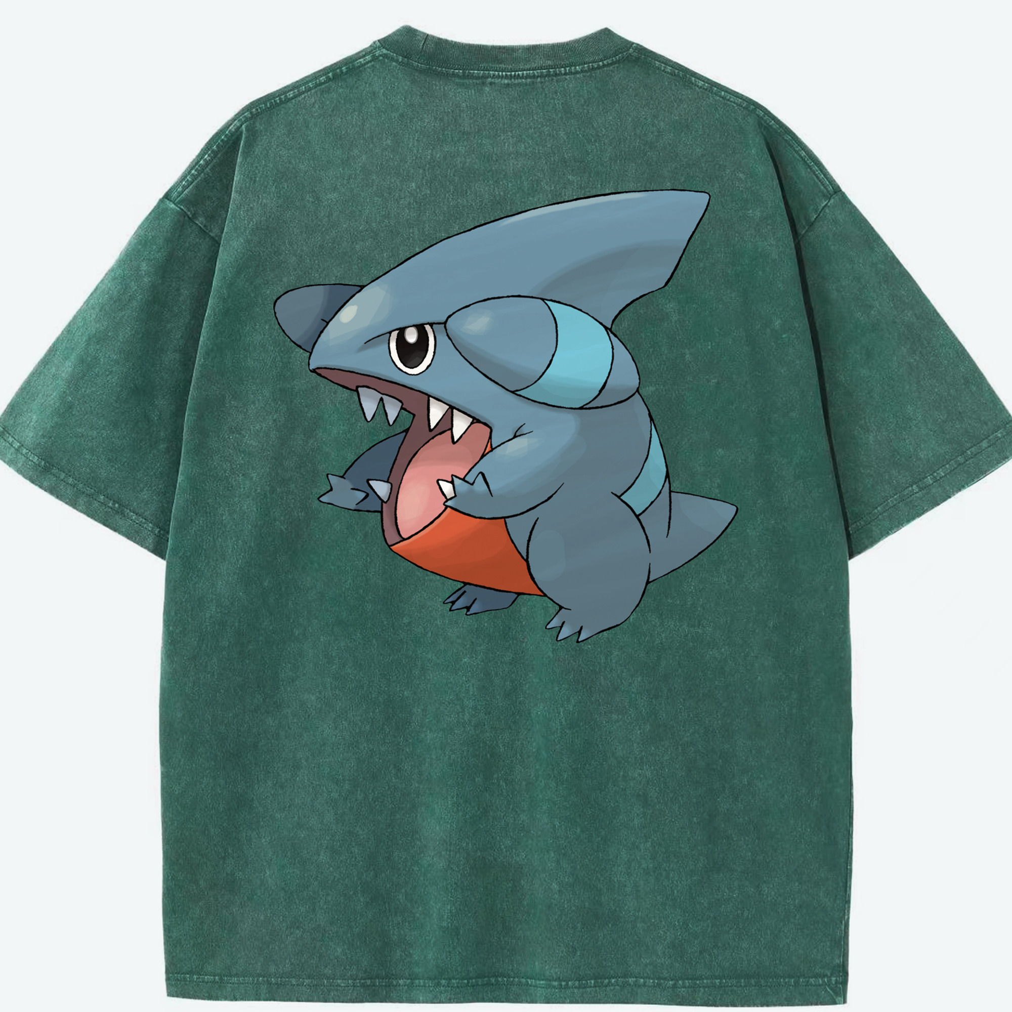 （画像用） ポケットモンスター Pokémon 綿100% ヴィンテージ風 半袖Tシャツ（背面プリント）